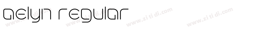 aelyn regular字体转换 aelyn regular字体转换